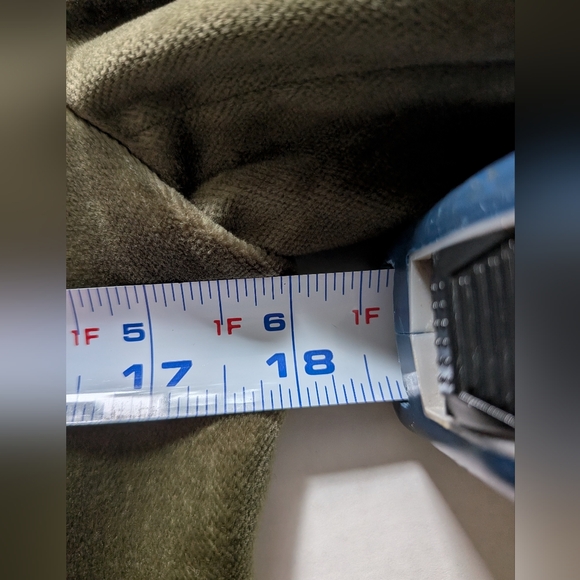 Classiques Entier Olive Green Crushed Velvet Jacket Medium - Picture 9 of 15